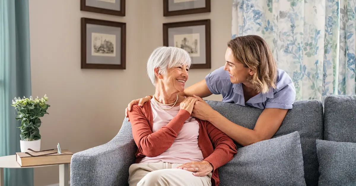 family caregiver preparing to hire home care in palm beach county